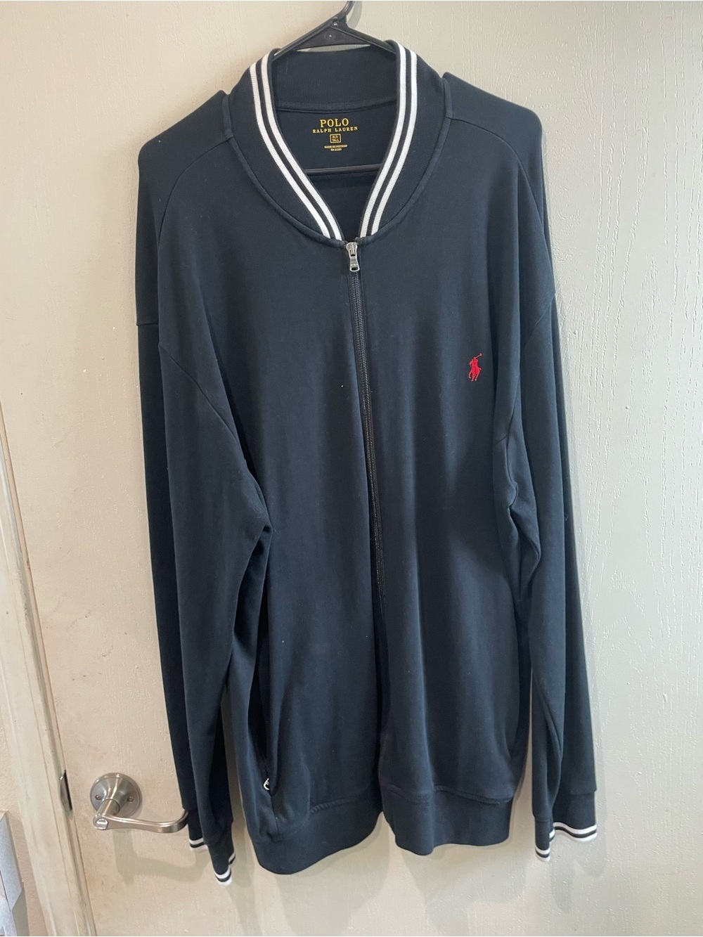 Polo by Ralph Lauren Black Zip-Up and Jacket with Red Pony